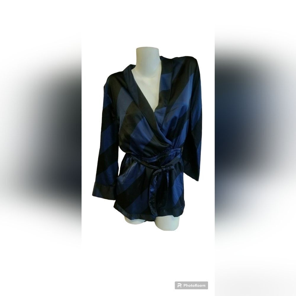 Victoria's Secret Faux Satin Romper Size Medium